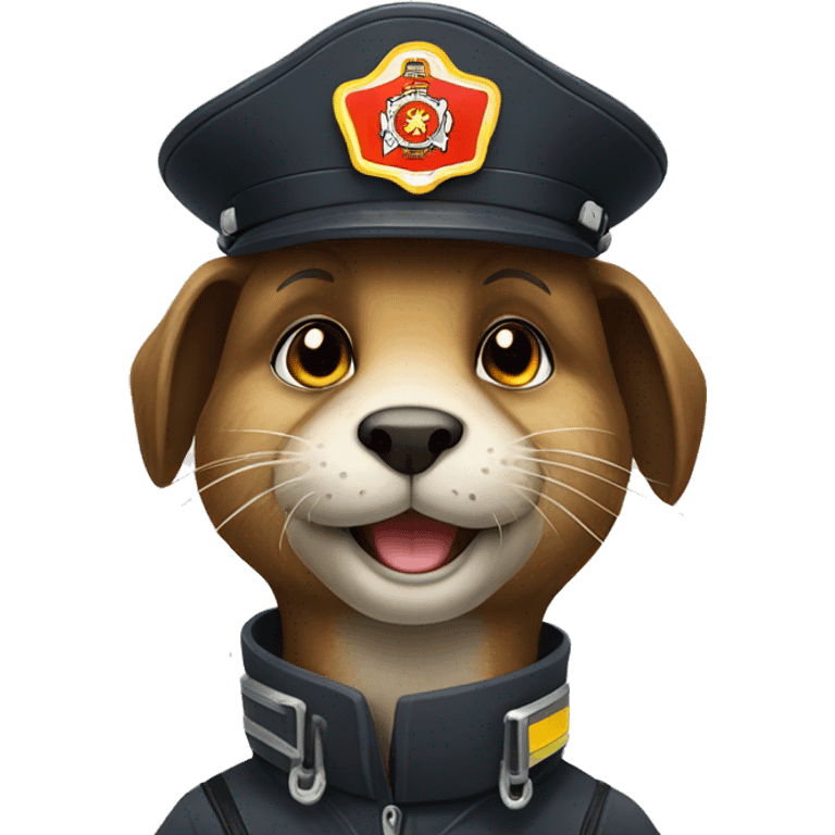 German firefighter otter emoji