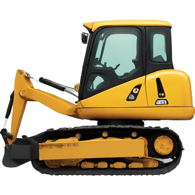 excavator sideview emoji