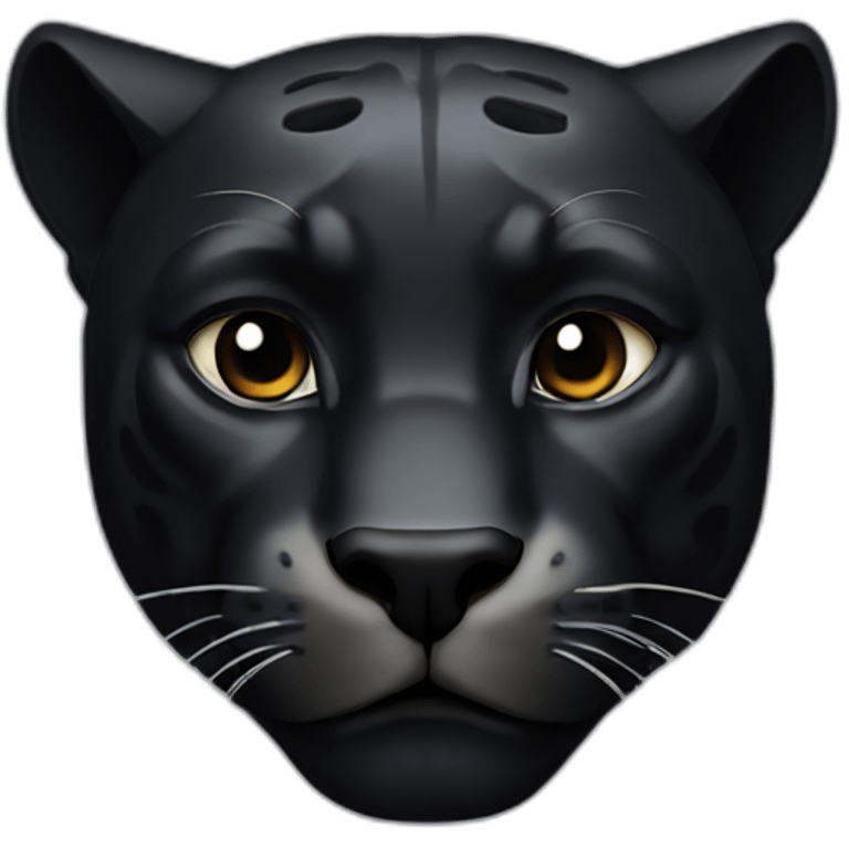 black panther head emoji