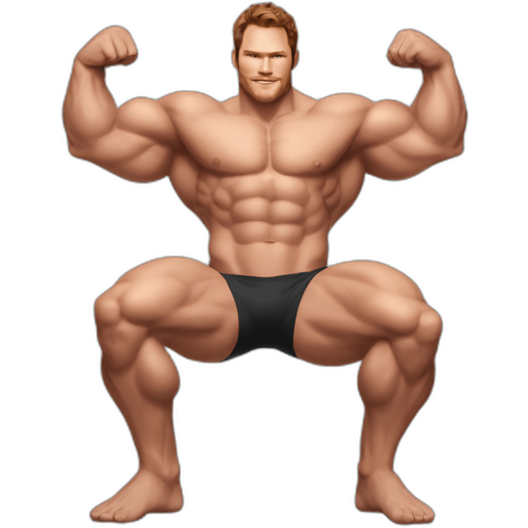 Chris Pratt gigant bodybuilder emoji