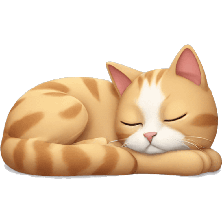 cat taking a nap emoji