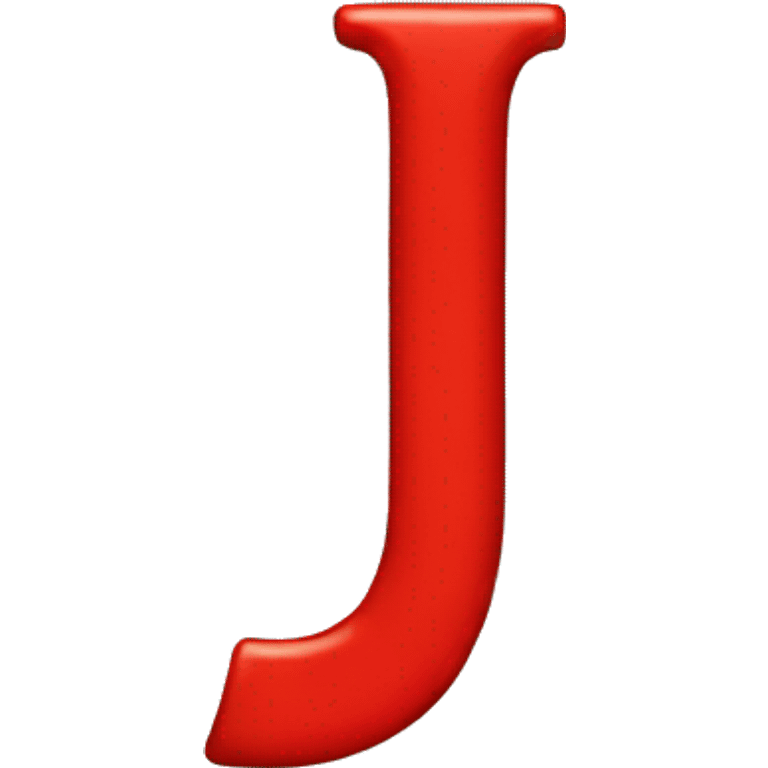 red letter "J" emoji