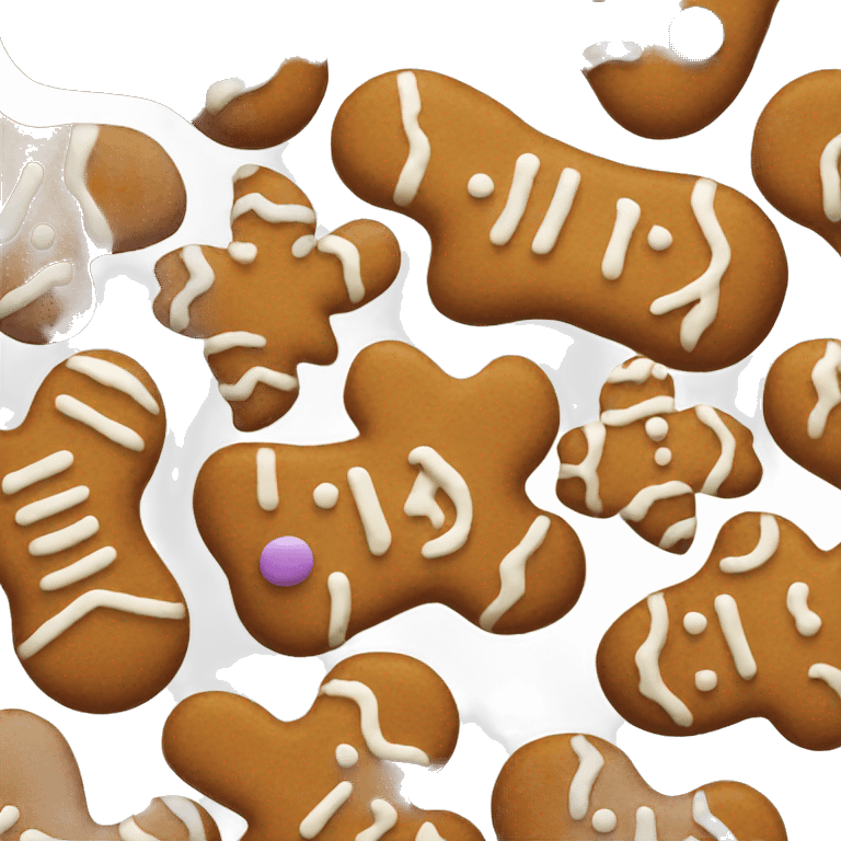 Gingerbread cookie emoji