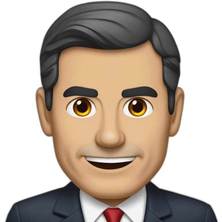 Presidente del gobierno español Pedro Sánchez de rodillas emoji