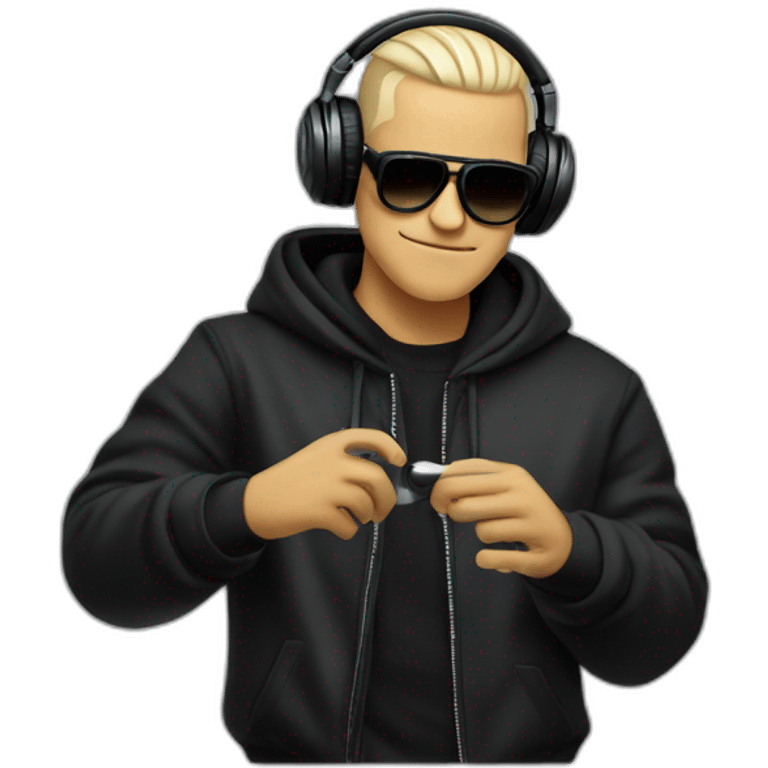 dj-snake playing music emoji