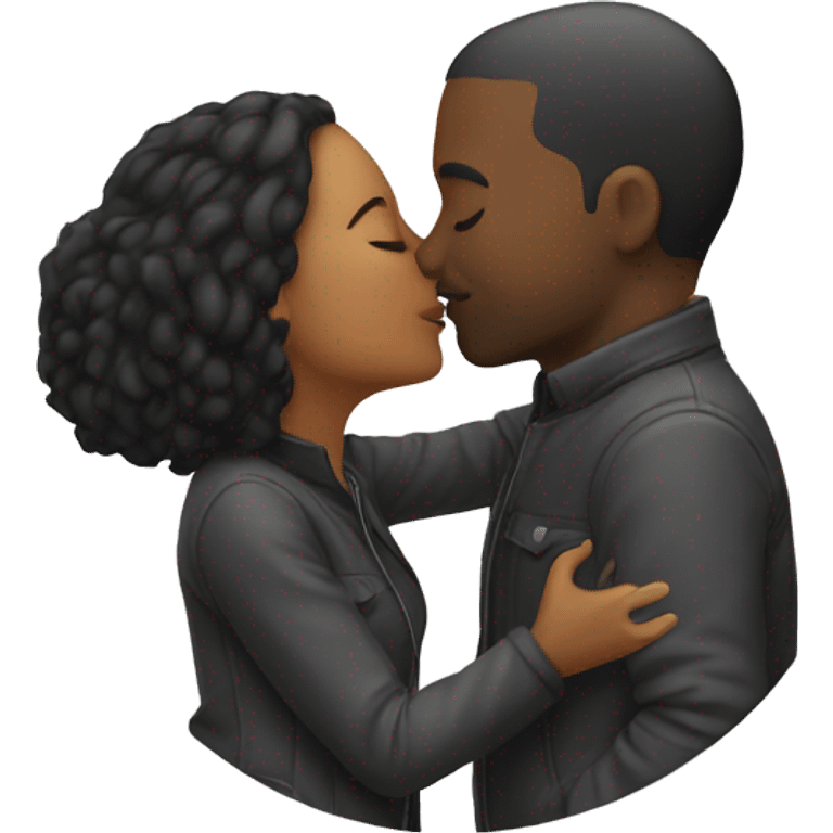 Couple kissing emoji