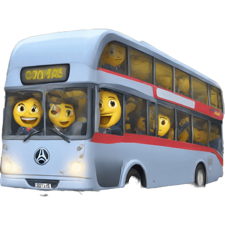 Le psg prend le bus emoji