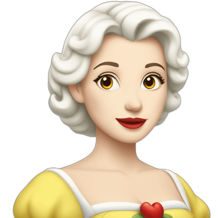 Blanche neige emoji