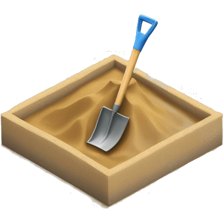 sandbox with toy shovel emoji