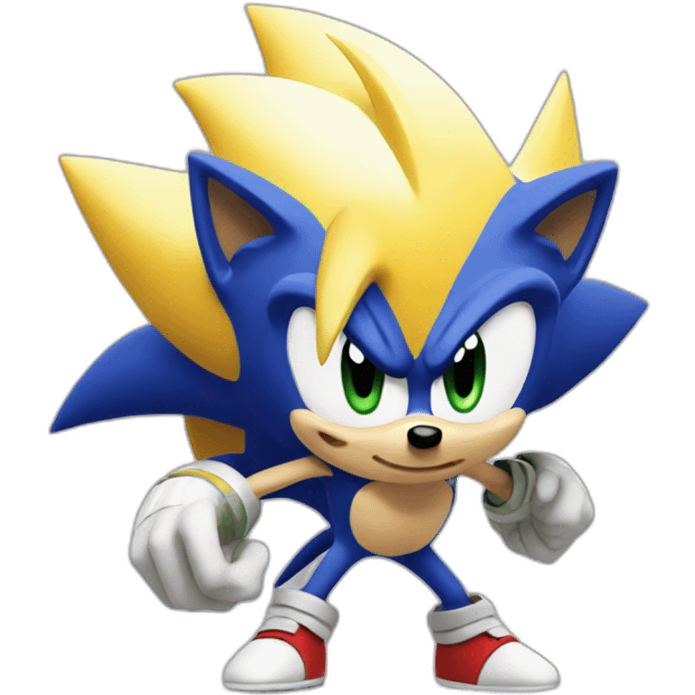 Super sonic the hedgehog emoji