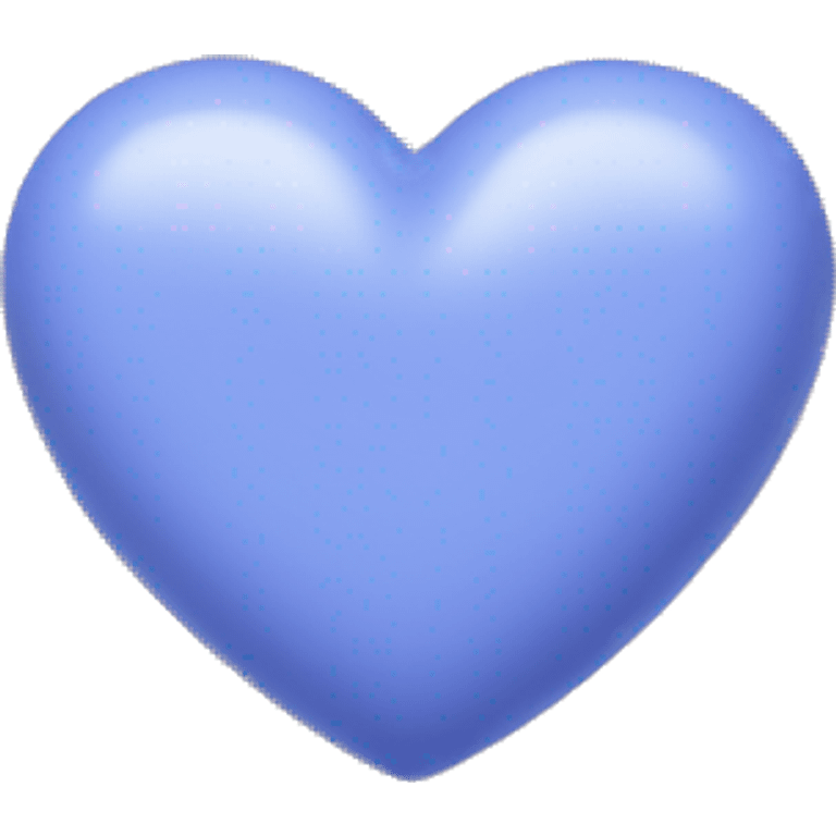 Periwinkle colored heart emoji