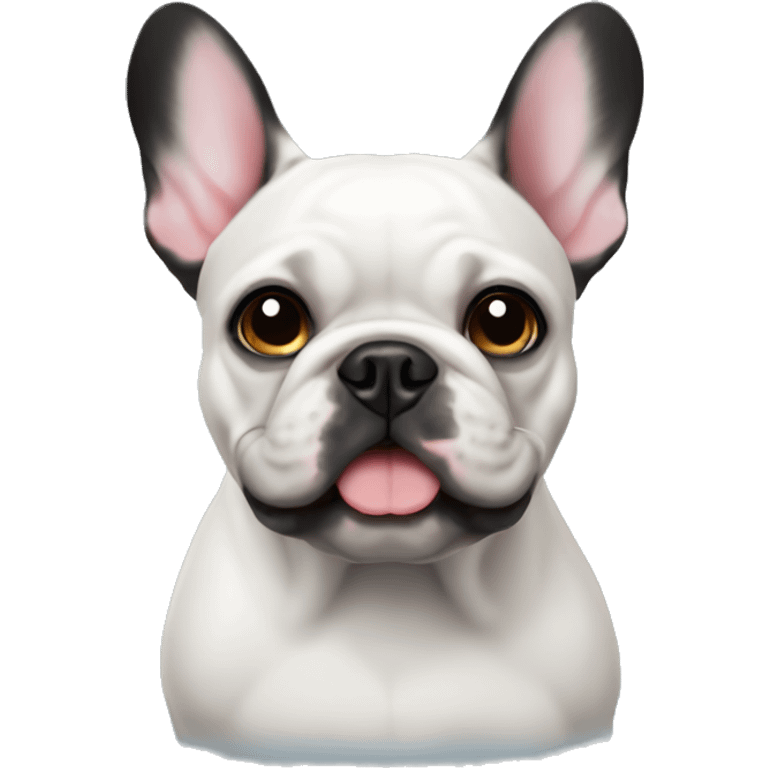 French bulldog black  emoji