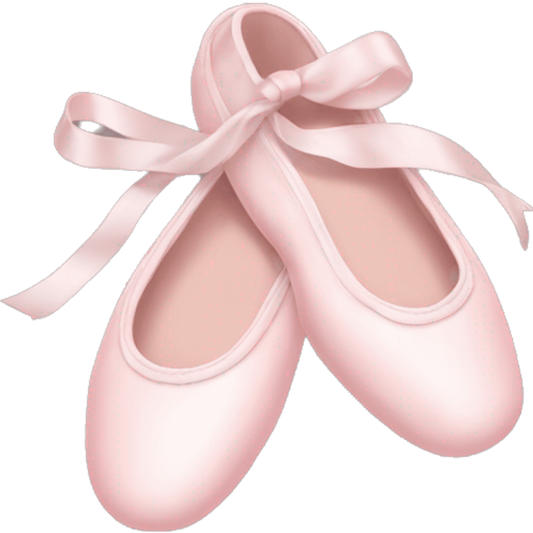 Pale pink ballet shoes emoji