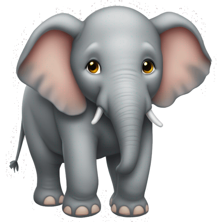 ein Elefant mit Kuhflecken emoji