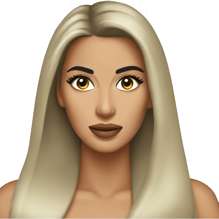 Kim kardahsian  emoji