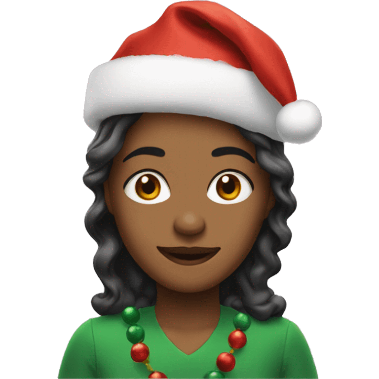 Uma meia de Natal emoji