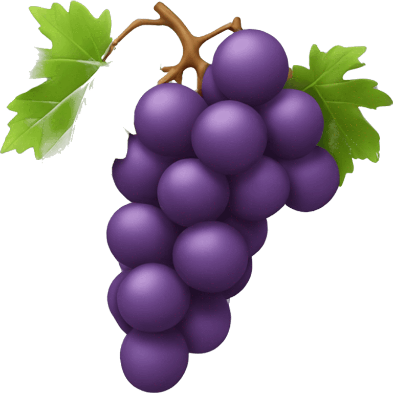 3D Grapes emoji  emoji