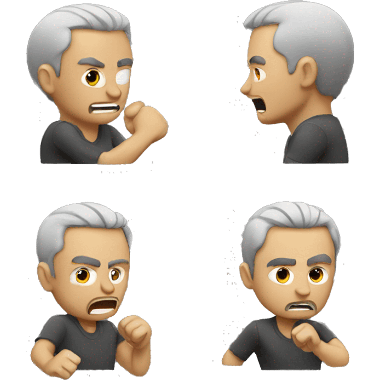 Man fighting  emoji