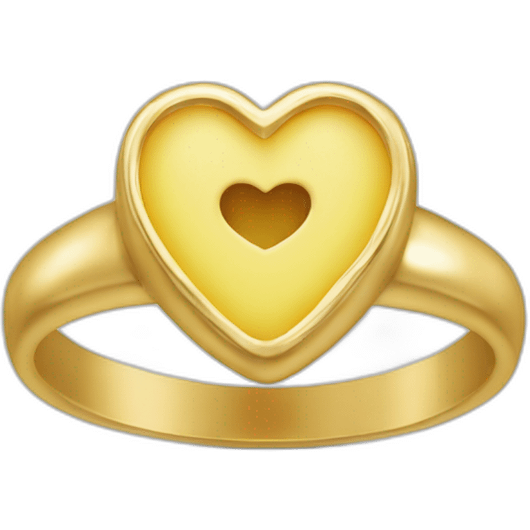 Bague en Cœur emoji