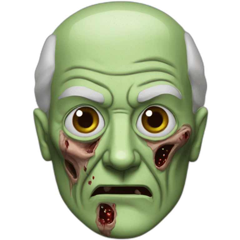 Captain Picard as a zombie head shot emoji