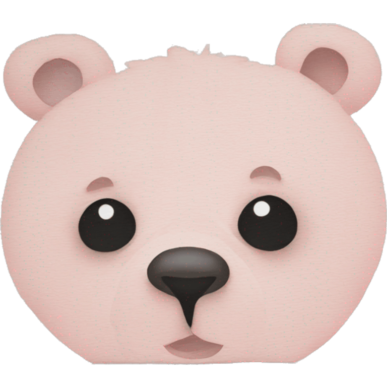 bear in soft pink rug emoji