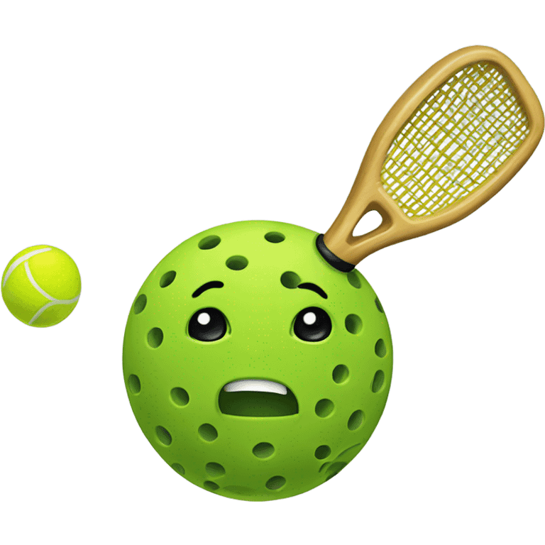 Playing Pickleball emoji