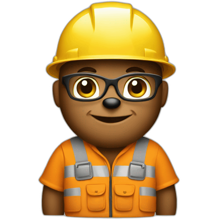 beaver construction worker emoji