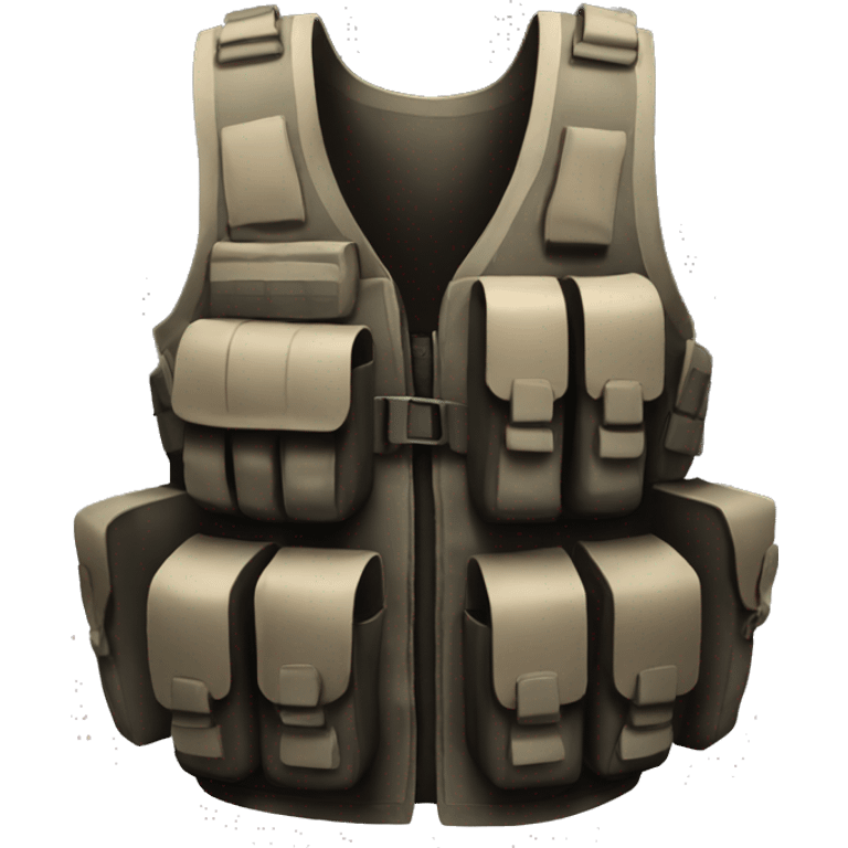 black tactical vest emoji