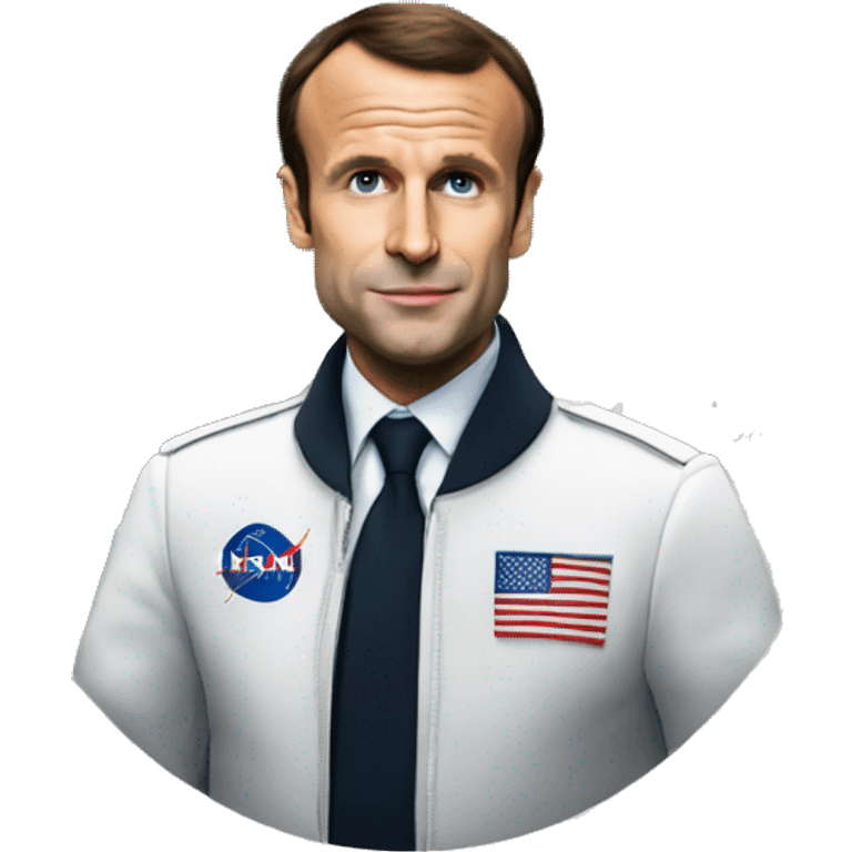 macron sur la lune emoji