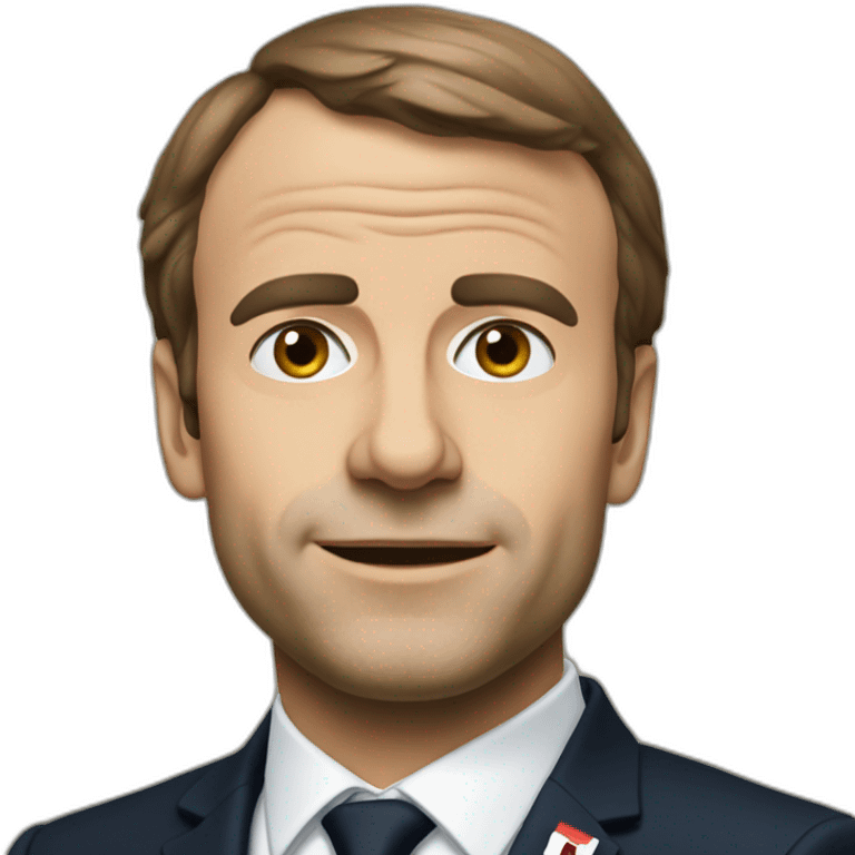 Macron qui pète emoji