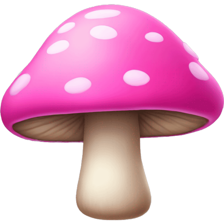 Pink mushroom  emoji