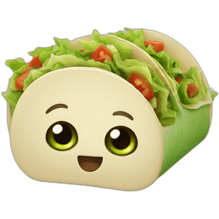 green-tacos-with-cute-eyes emoji