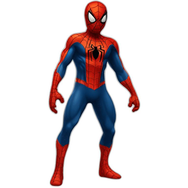 Spiderman con corpo di gatto emoji