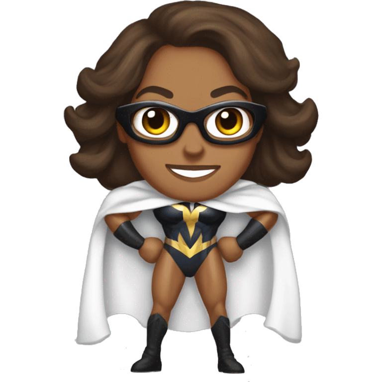 kamala harris superhero big muscles cape emoji