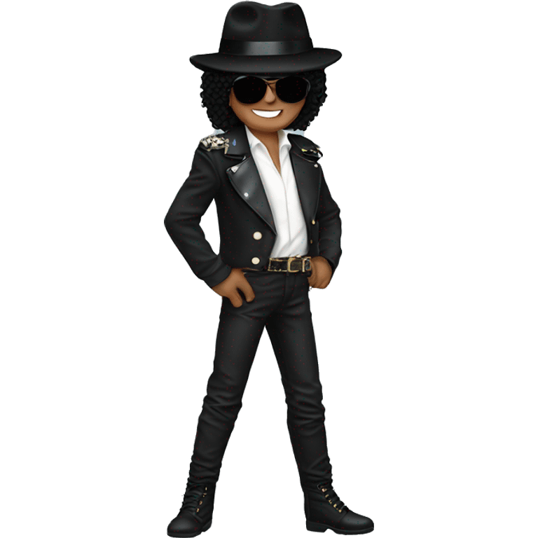 michael jackson BAD outfit emoji