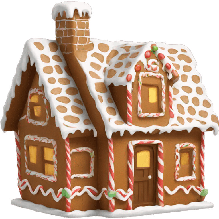 Gingerbread home emoji