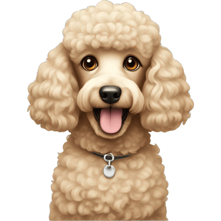 a poodle emoji