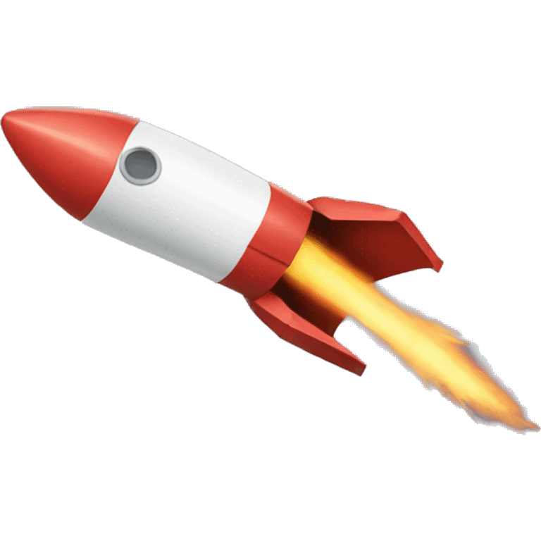 Rocket crashing emoji