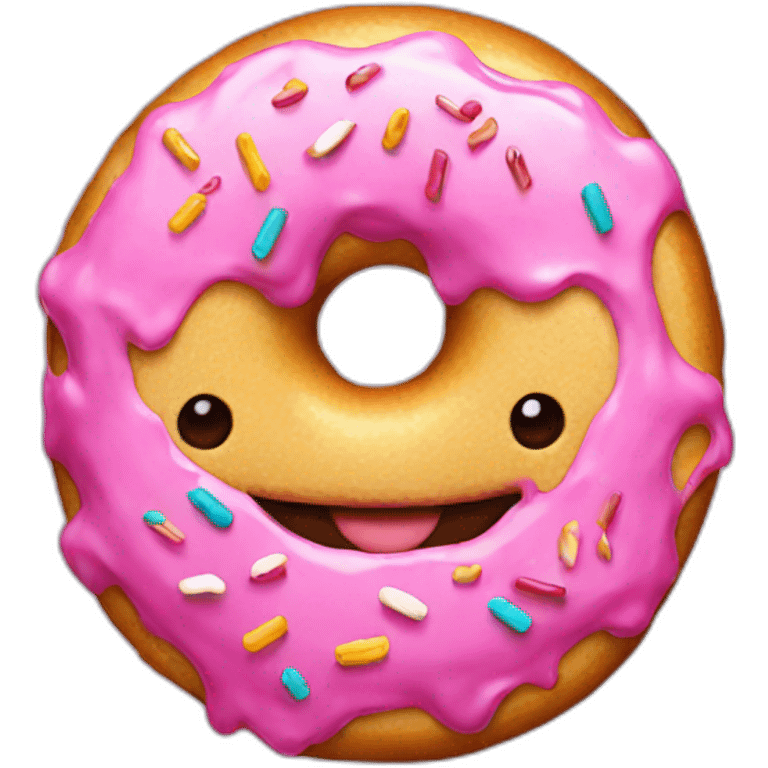 A donut gaming emoji