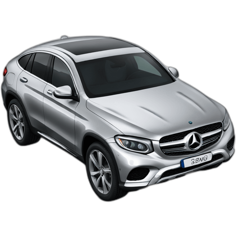 Silver glc 300 coupe emoji