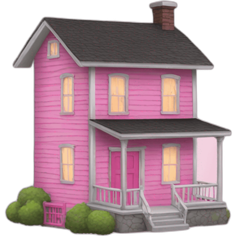 pink House emoji