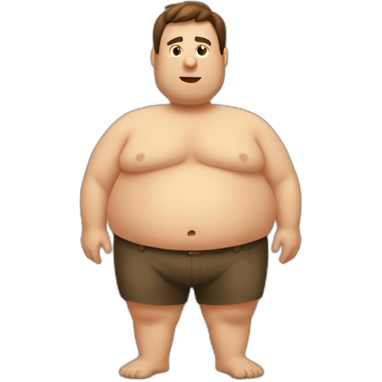 Thick-man-Stomach emoji