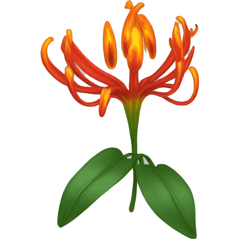 Flame lily emoji