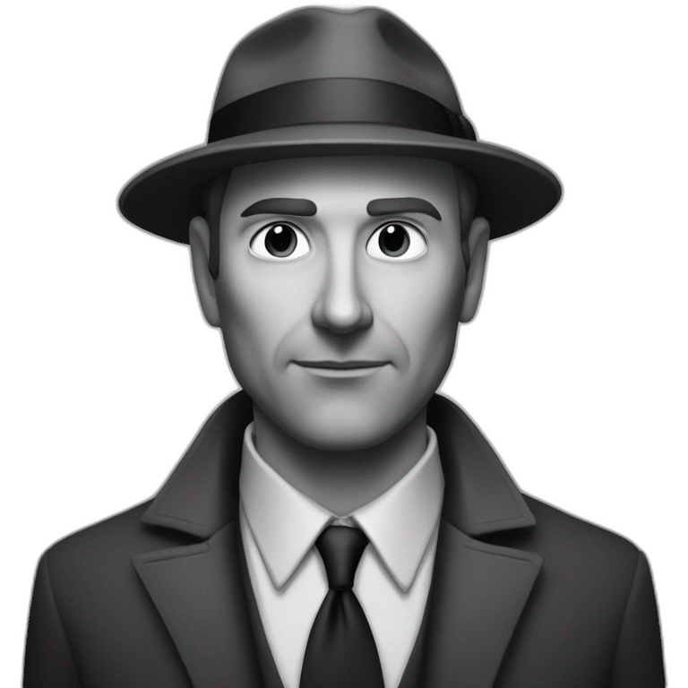 Eric zemour noir  emoji