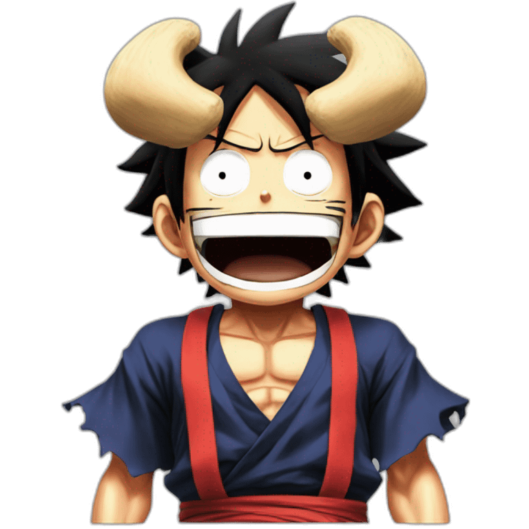 Monkey d luffy gear 5 emoji