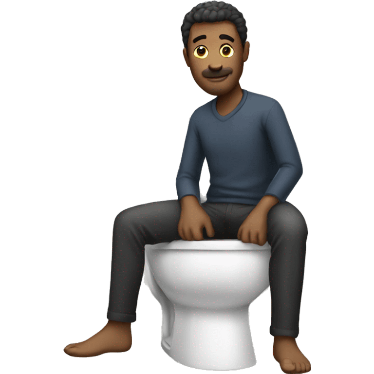 A man on toilet  emoji