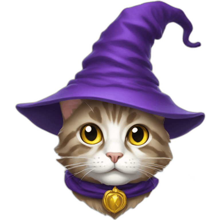 Wizard cat emoji