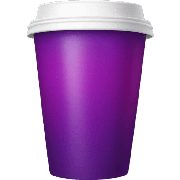 Red cup with purple liquid  emoji