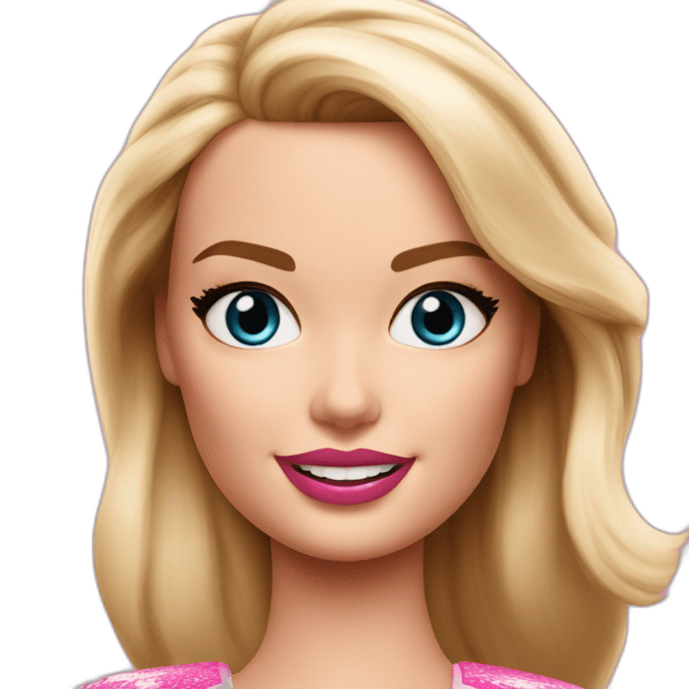 Margot robbie as barbie emoji