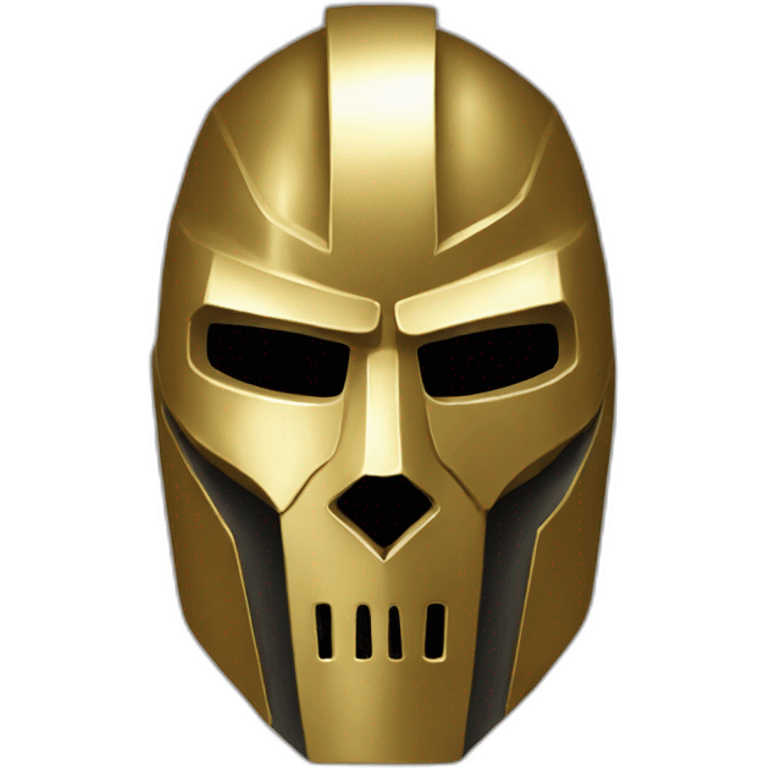 gold mf doom mask emoji